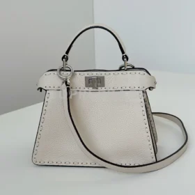 Fendi Peekaboo ISeeU Petite in White