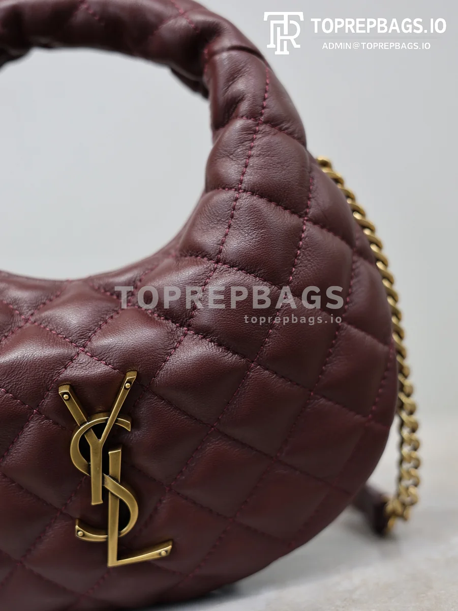 i1773135160076_7281_0_0 YSL ICARE Mini Hobo in Burgundy