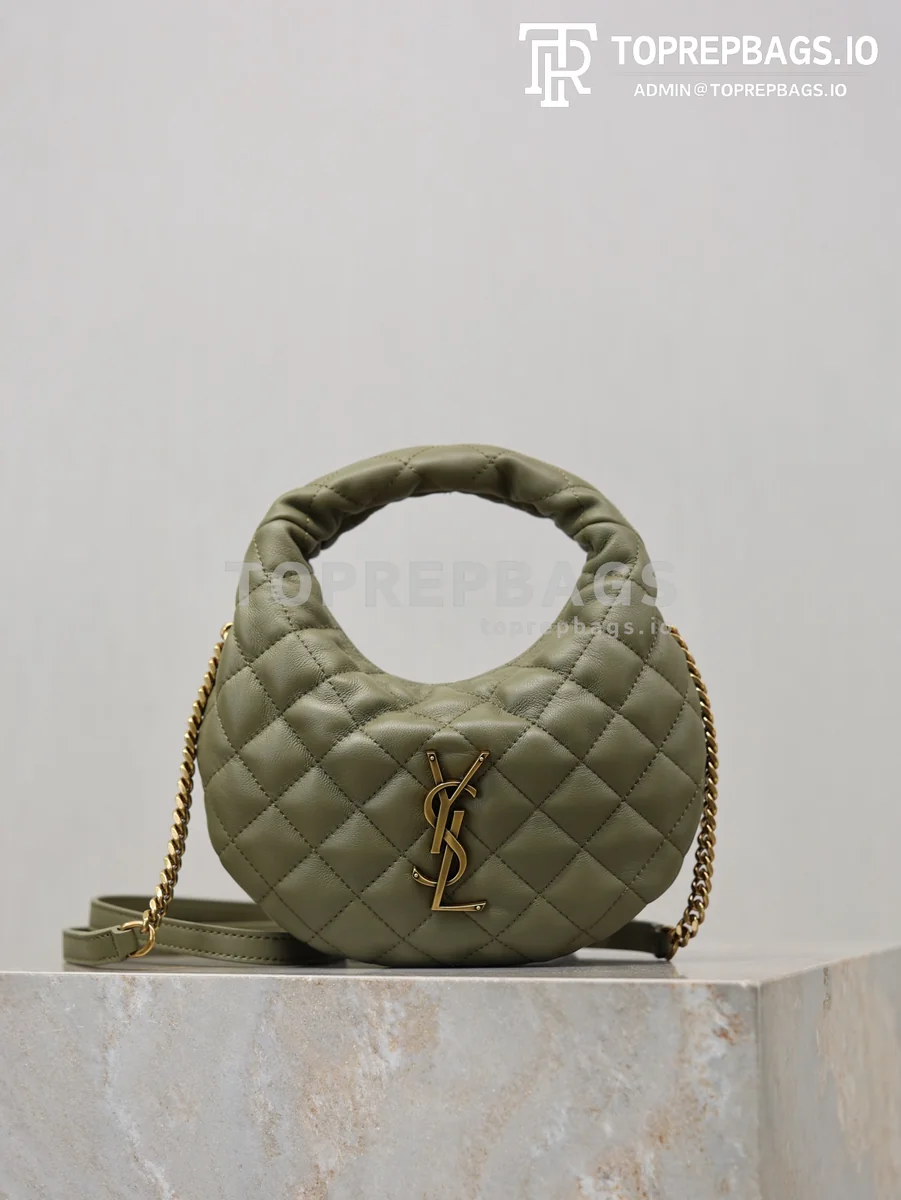 i1773136108498_9831_0_0 YSL Icare Mini Hobo in Green