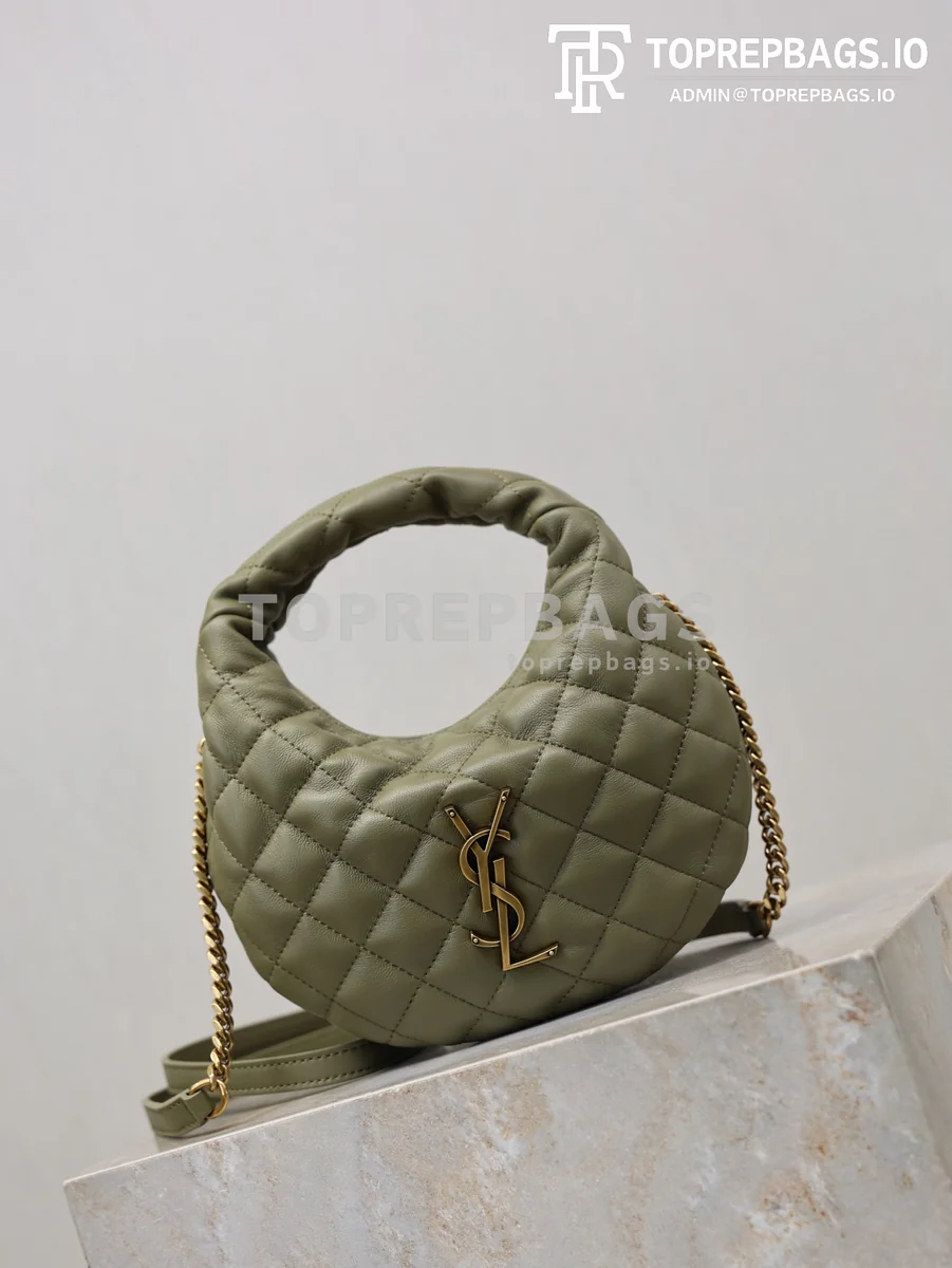 i1773136109978_7389_0_1 YSL Icare Mini Hobo in Green