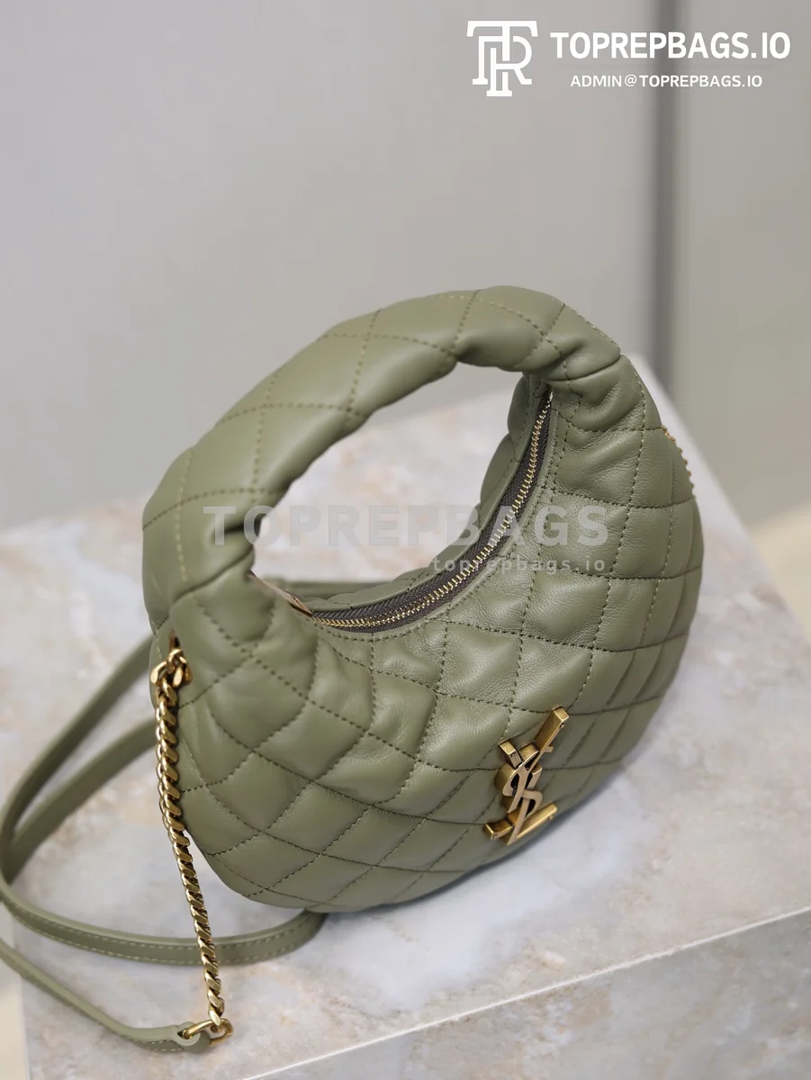 i1773136110007_9754_0_5 YSL Icare Mini Hobo in Green