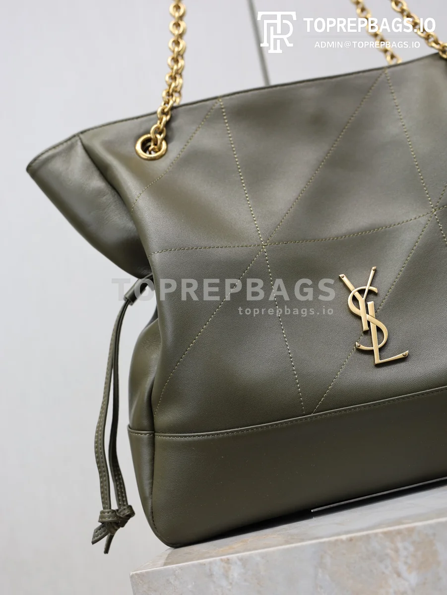 i1773216795370_1773_0_0 YSL Jamie 4.3 Large Pochon Bucket in Green