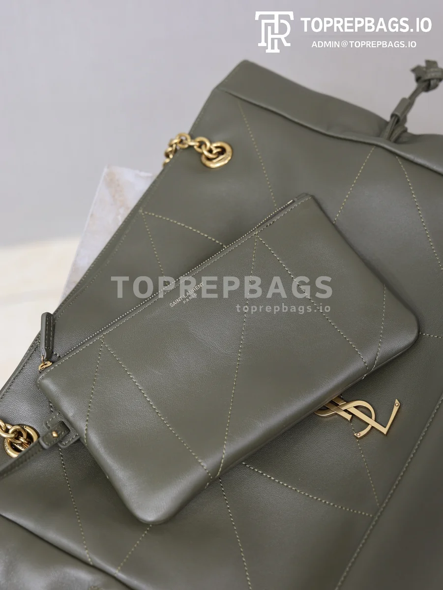 i1773216796671_6951_0_4 YSL Jamie 4.3 Large Pochon Bucket in Green