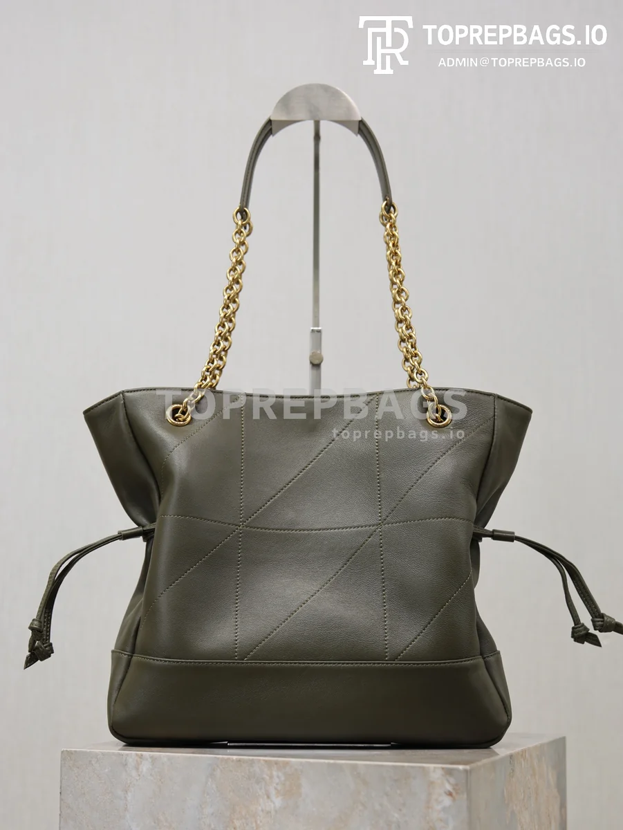 i1773216882255_9355_0_7 YSL Jamie 4.3 Large Pochon Bucket in Green