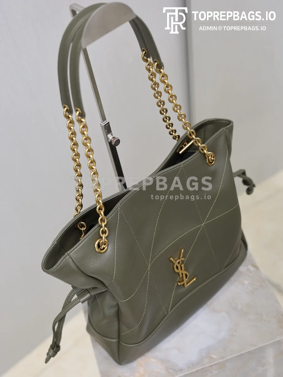 i1773216882271_2391_0_4 YSL Jamie 4.3 Large Pochon Bucket in Green