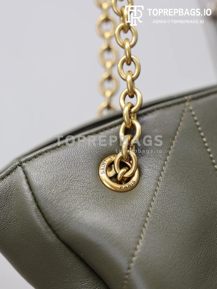 i1773216913638_9371_0_3 YSL Jamie 4.3 Large Pochon Bucket in Green
