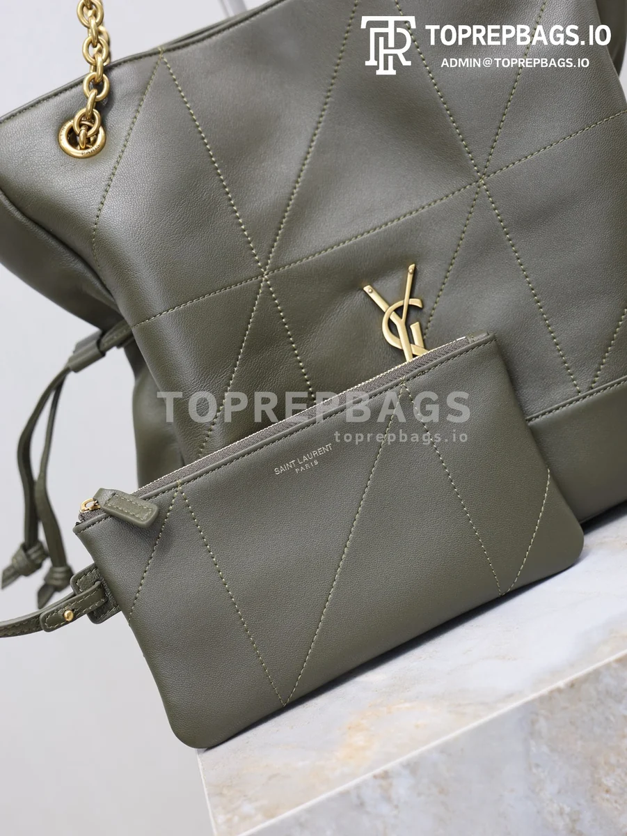 i1773216915200_191_0_0 YSL Jamie 4.3 Large Pochon Bucket in Green