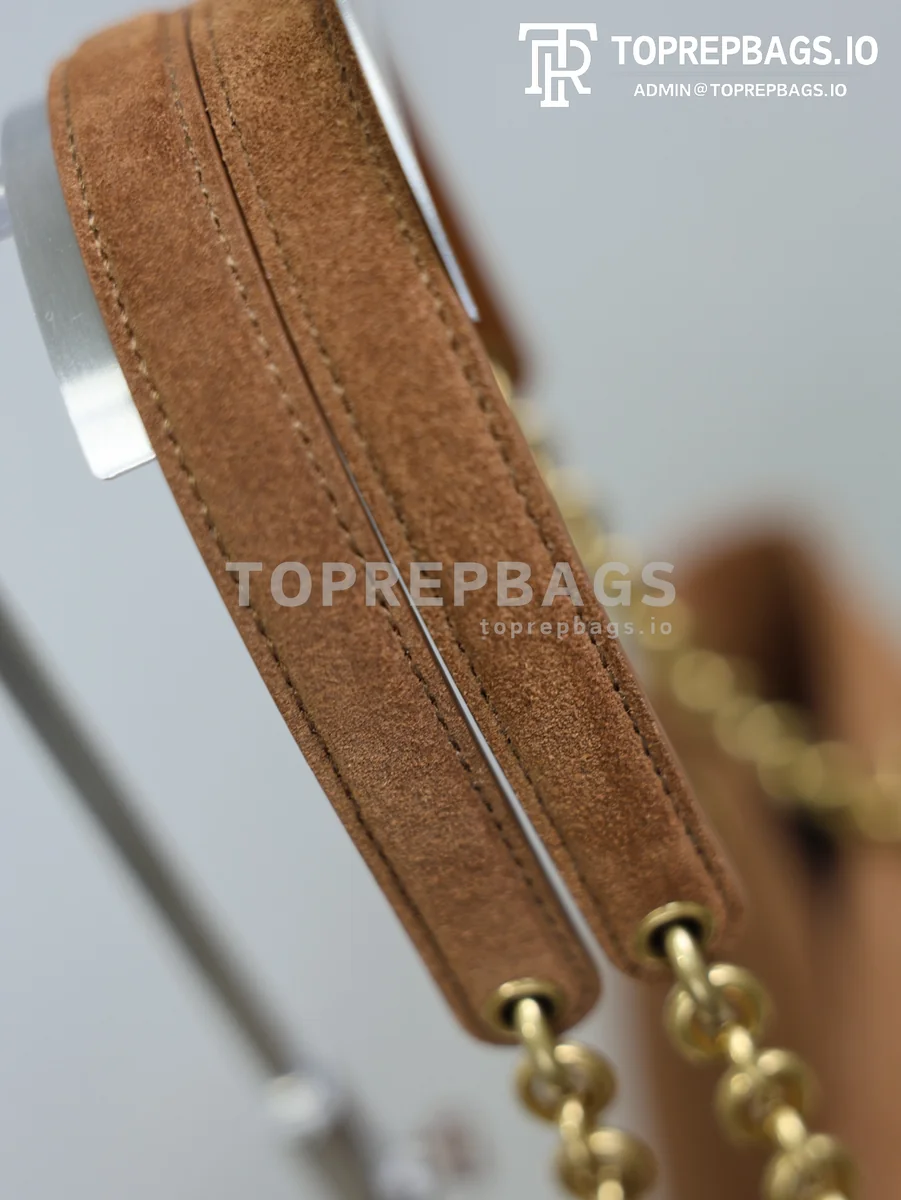 i1773217560850_1059_0_8 YSL Jamie 4.3 Pochon Small Bucket in Caramel