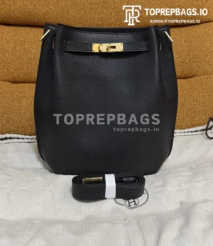 Home Hermes Kelly Bucket in Black
