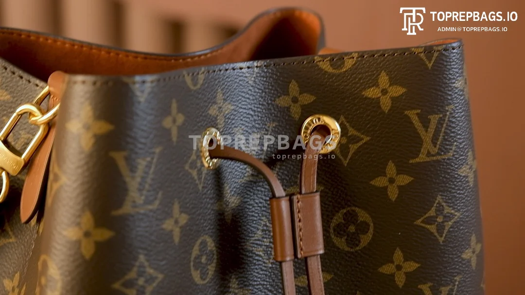 o1678361722_8278 Louis Vuitton NeoNoe Bucket in Brown