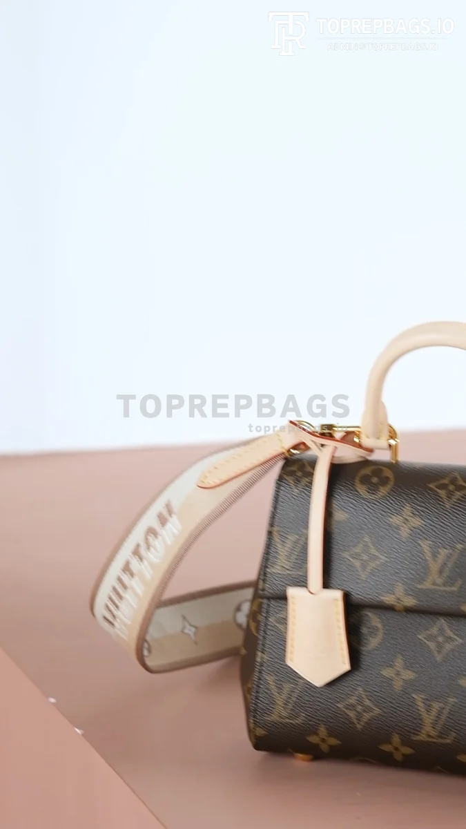 o1683716956_8171 Louis Vuitton Cluny Mini in Brown