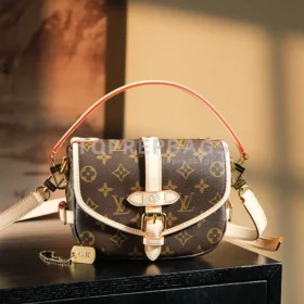 Louis Vuitton Saumur BB in Brown