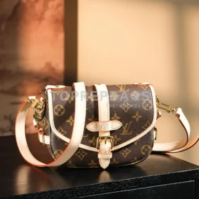 Louis Vuitton Saumur BB in Brown