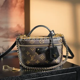 Louis Vuitton Vanity Chain Pouch in Brown