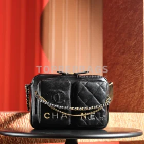 Chanel 22P Camera Bag in Black
