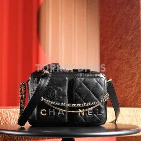 Chanel 22P Camera Bag in Black