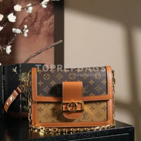 Louis Vuitton Dauphine MM in Brown