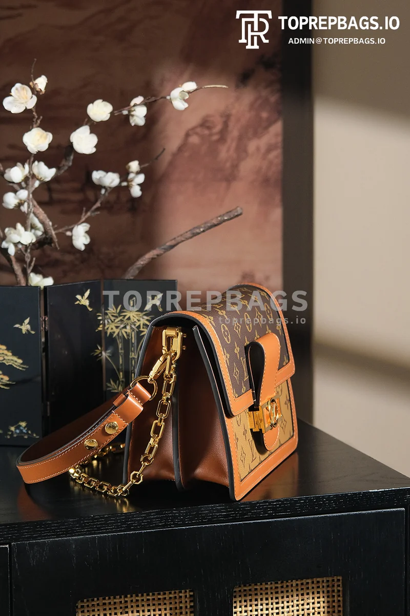 Louis Vuitton Dauphine MM in Brown