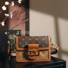 Louis Vuitton Mini Dauphine Messenger in Brown