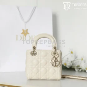 Dior Lady Dior in Ivory