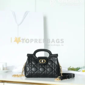 Dior Jolie Top Handle in Black