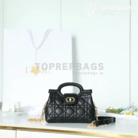 Dior Jolie Top Handle in Black