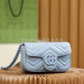 Gucci GG Marmont Super Mini in Blue
