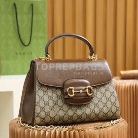 Gucci Horsebit 1995 Medium in Beige