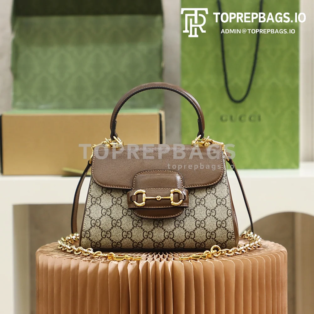 Gucci Horsebit 1995 Mini in Beige