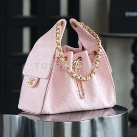Chanel 25 Bag Small Hobo in Pink