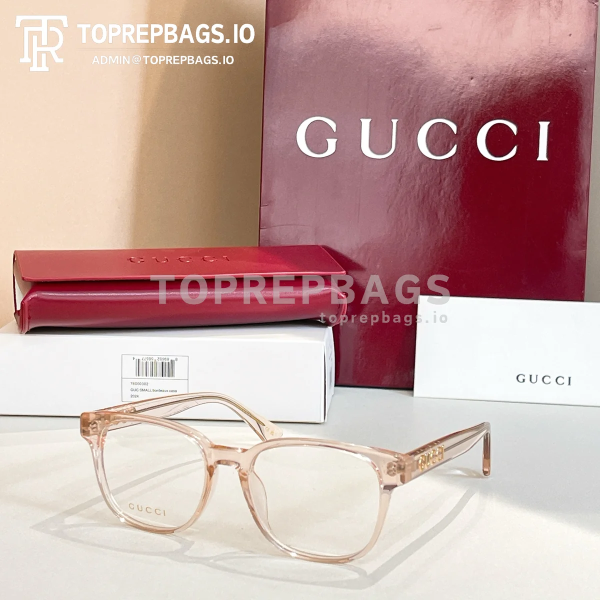 Gucci GG1746OA Optical Frames in Pink
