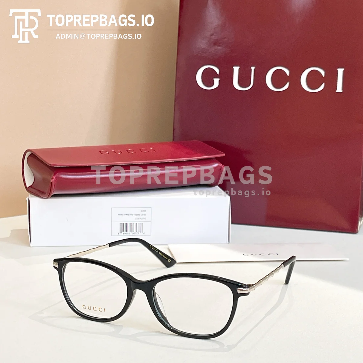 i1752394382807_7802_0_0 Gucci GG1983OA Optical Frames in Black