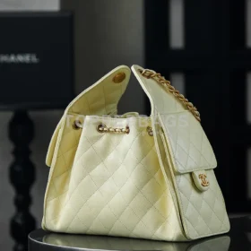 Chanel 25 Bag Small Hobo in Yellow