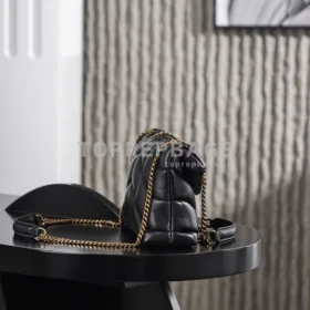 YSL Puffer Mini in Black