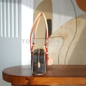 Louis Vuitton Hang On Hobo in Brown