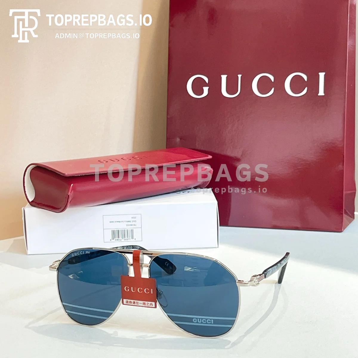Gucci GG1220S Sunglasses in Blue