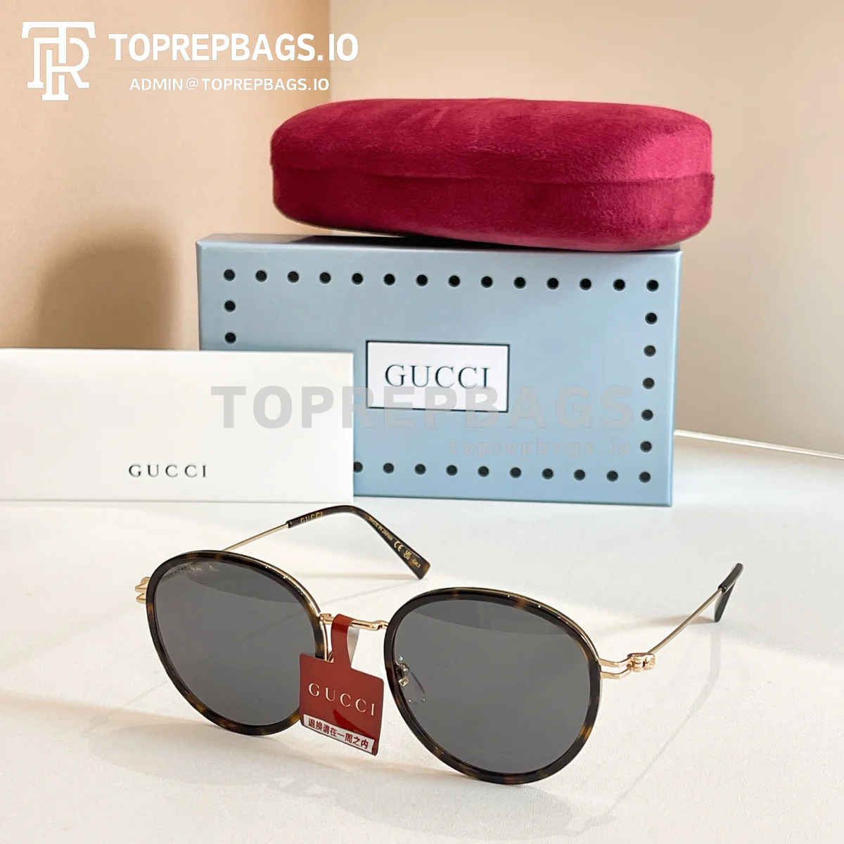 Gucci GG1849S Sunglasses in Black