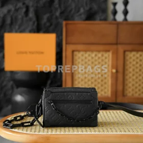 Louis Vuitton Mini Soft Trunk in Black