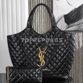 YSL ICARE Maxi Large in Black
