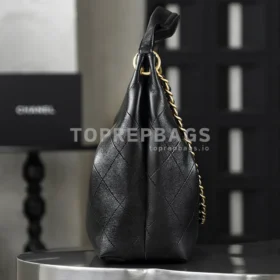 Chanel Maxi Hobo in Black