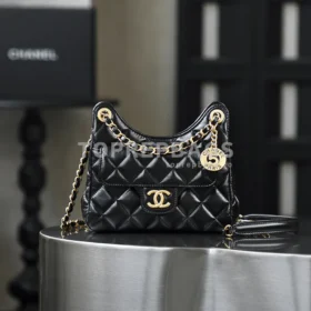 Chanel 25 Hobo Small in Black