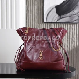 YSL Jamie Shopping Medium in Burgundy