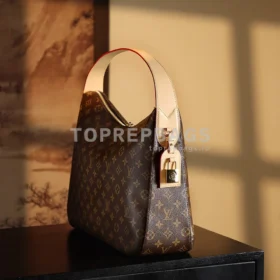Louis Vuitton Slouchy MM Hobo in Brown