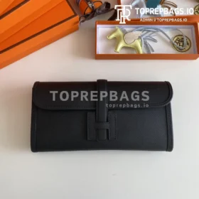Hermes Jige in Black