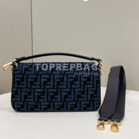 Fendi Iconic Baguette Medium in Grey