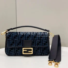 Fendi Iconic Baguette Medium in Grey
