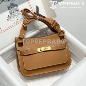 Hermes Jypsiere Mini in Brown