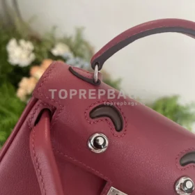 Hermes Kelly in Burgundy