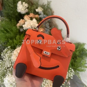 Hermes Kelly in Orange