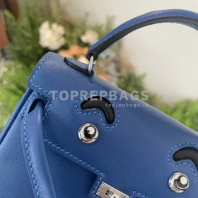 Hermes Kelly in Blue